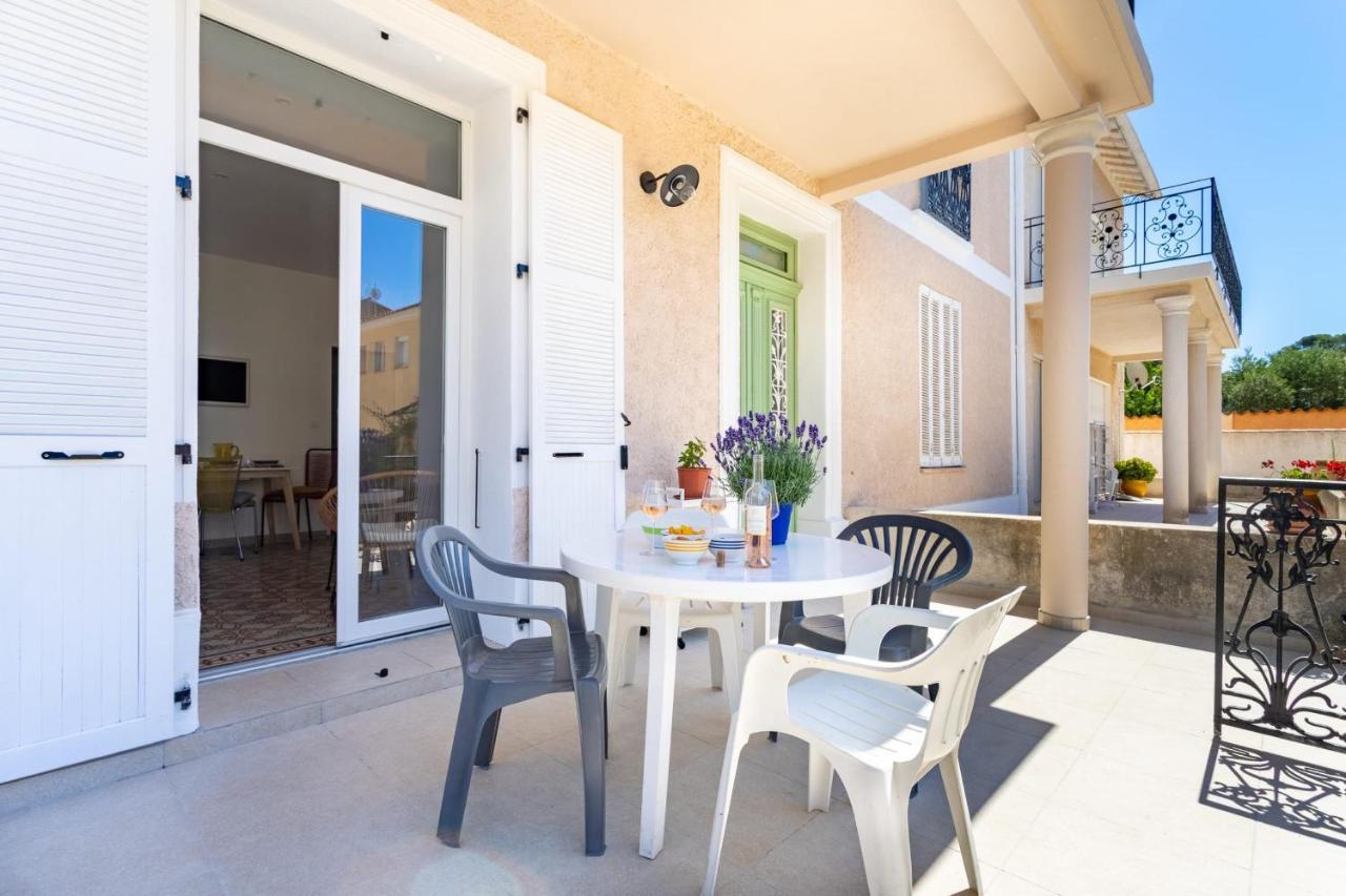 Luxurious 1 bedroom, AC, terrace, close beaches - Dodo et Tartine Carqueiranne Exterior foto