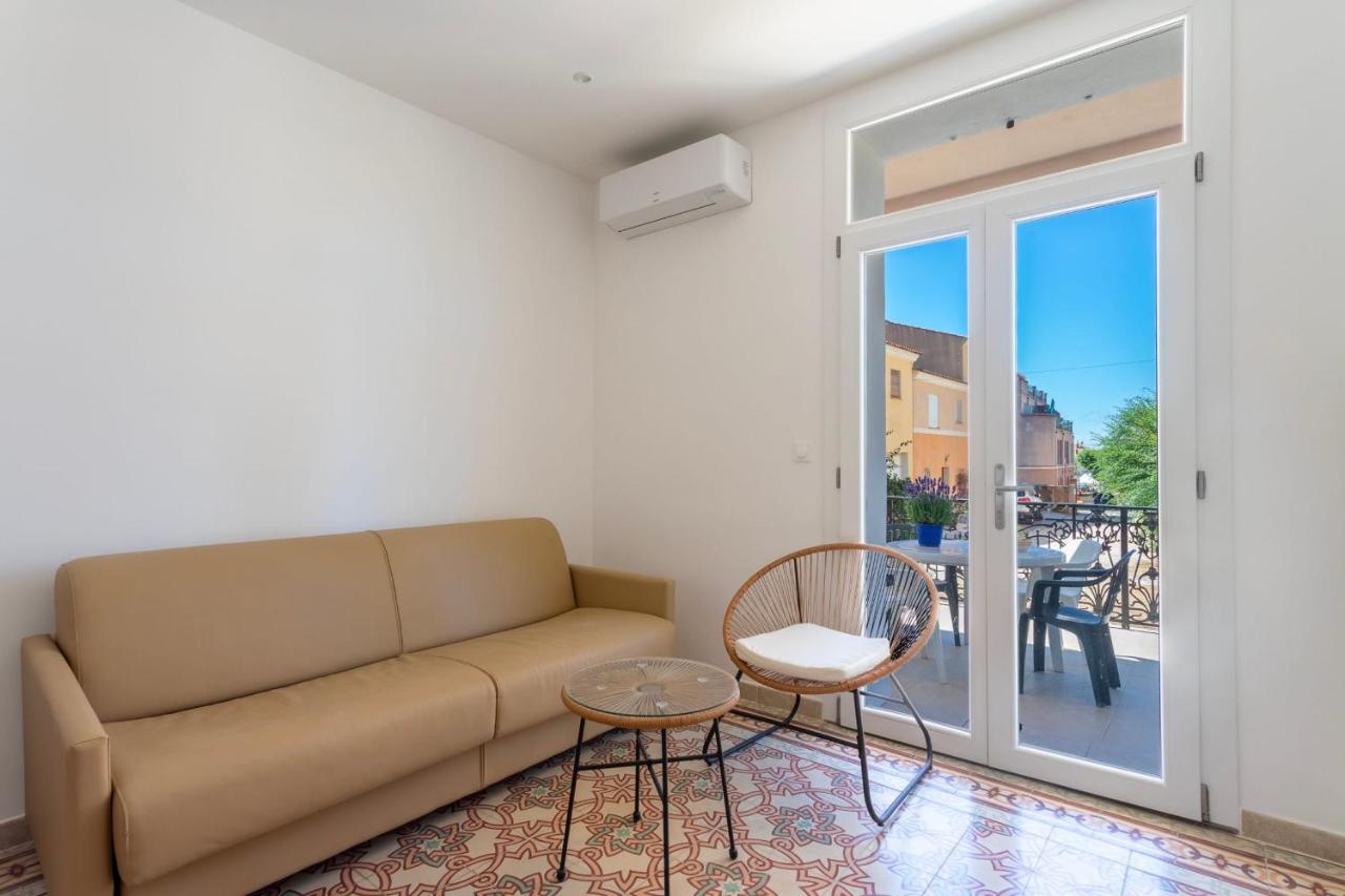 Luxurious 1 bedroom, AC, terrace, close beaches - Dodo et Tartine Carqueiranne Exterior foto