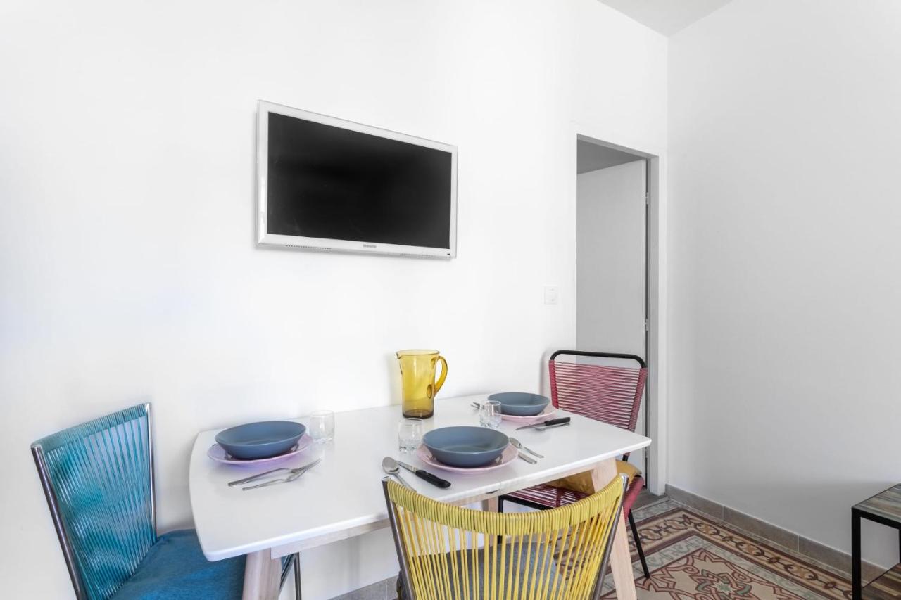 Luxurious 1 bedroom, AC, terrace, close beaches - Dodo et Tartine Carqueiranne Exterior foto